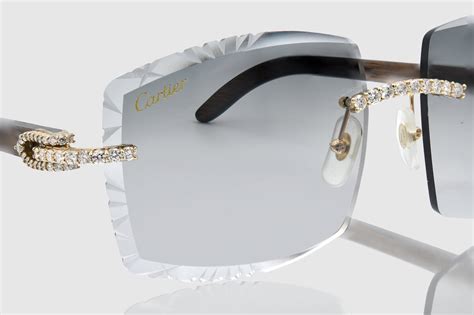 iced out buffalo Cartier glasses